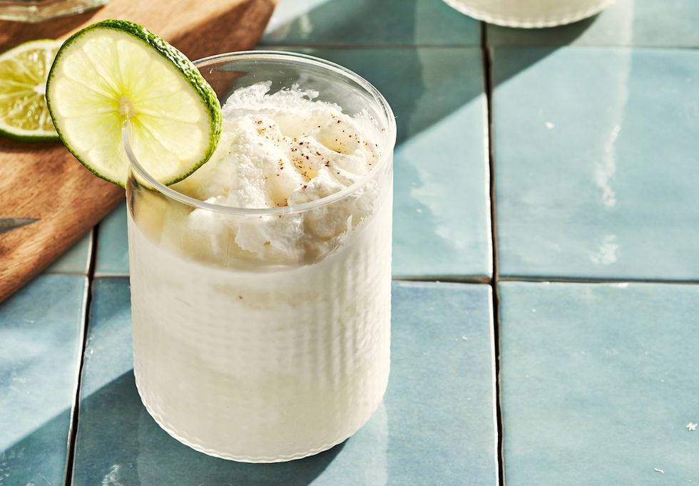 spiked coconut limeade