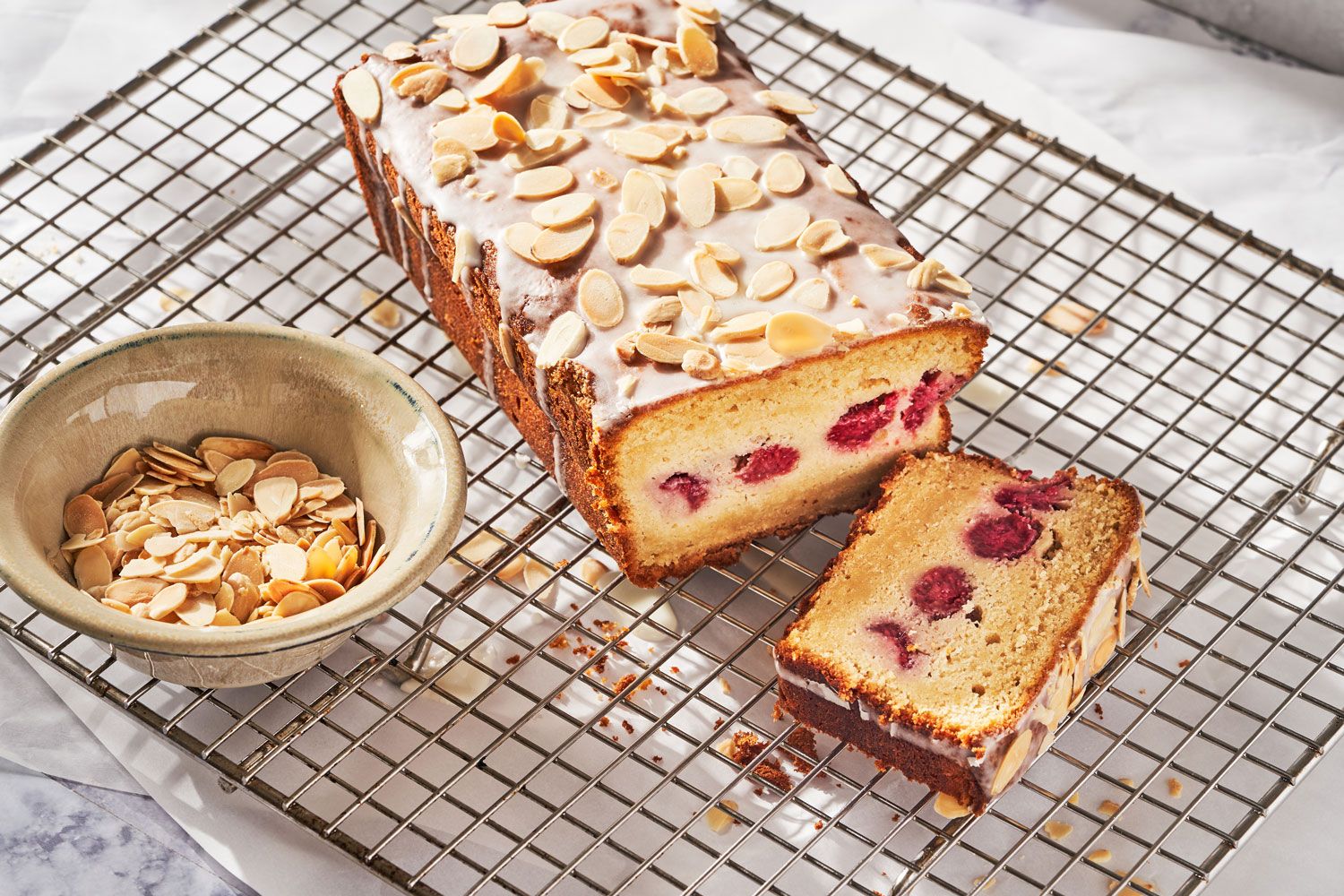 Raspberry and White Chocolate Loaf Cake Recipe - MAY EIGHTY FIVE