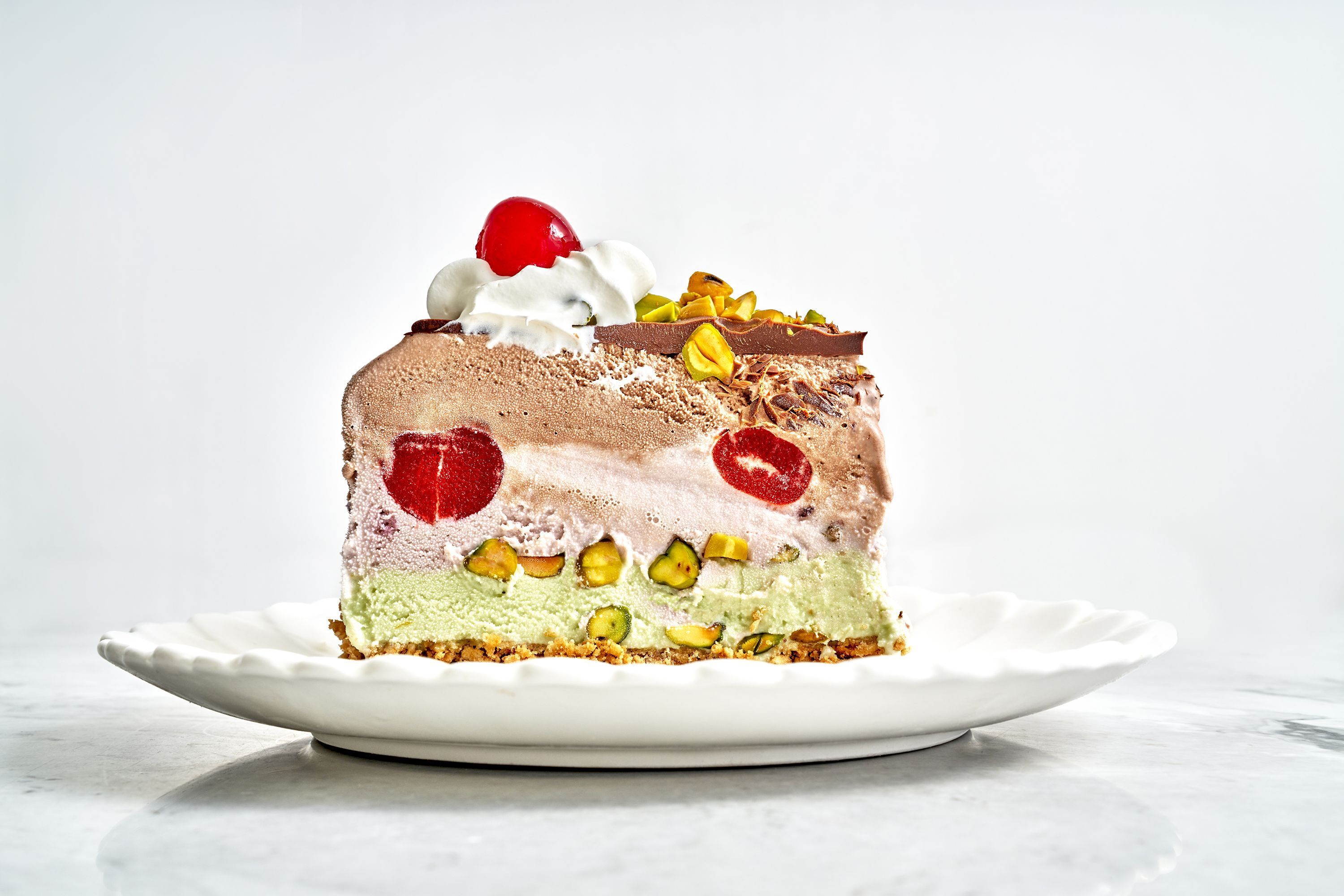 Red Velvet Ice Cream Cake Recipe - Taste and Tell