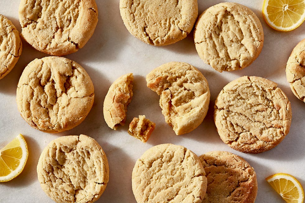chewy lemon sugar cookies