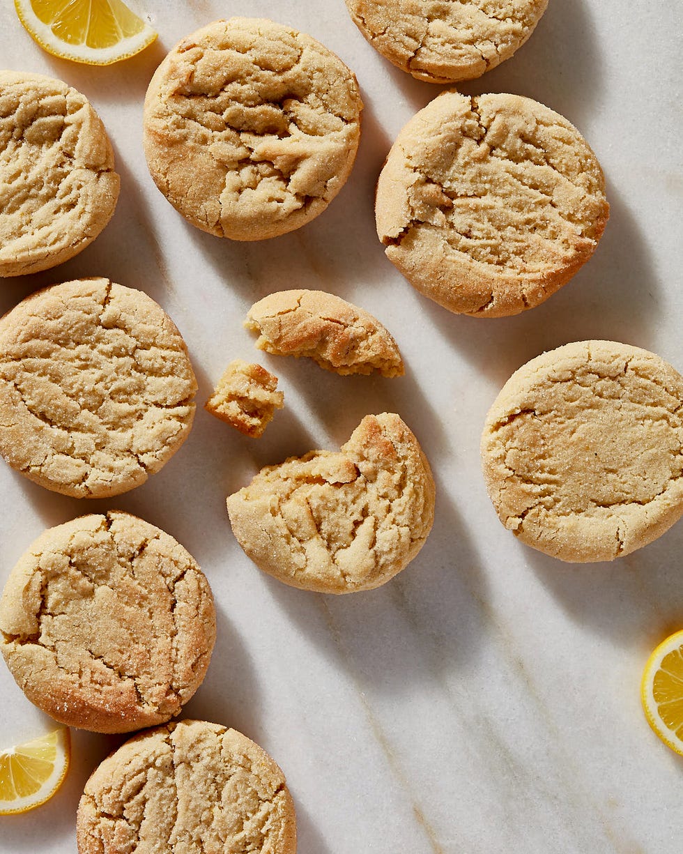 chewy lemon sugar cookies