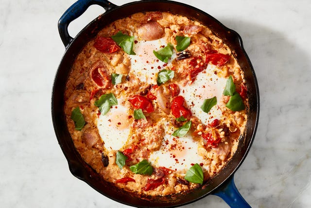 feta baked eggs