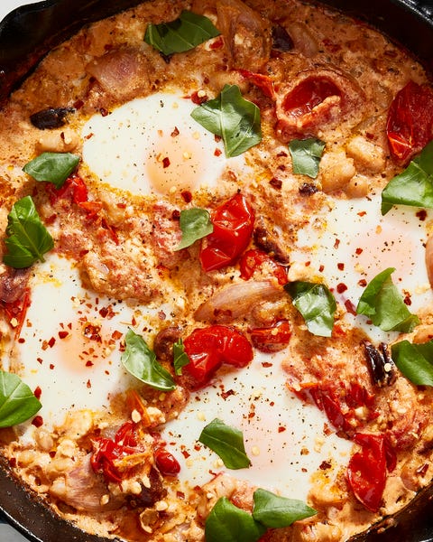 feta baked eggs