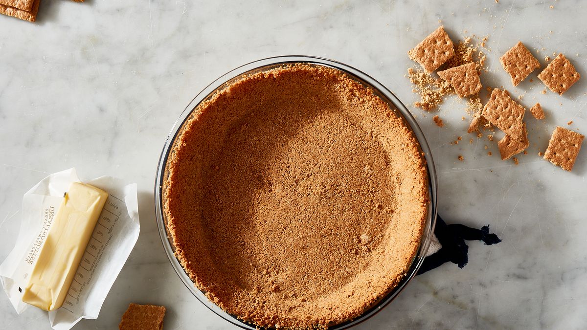 preview for This Homemade Graham Cracker Crust Is Perfectly Buttery