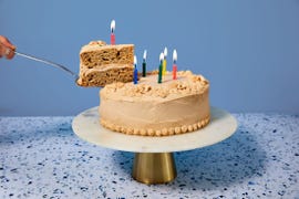 dog birthday cake delish