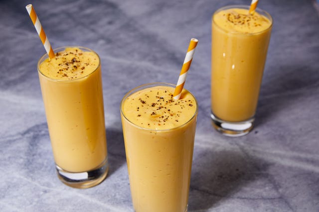 Quick and Easy Four Ingredient Mango Lassi - Shared Appetite