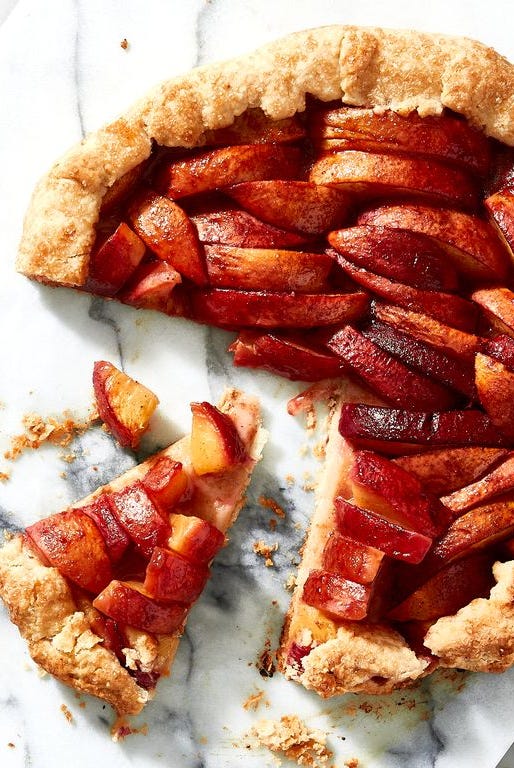 peach galette