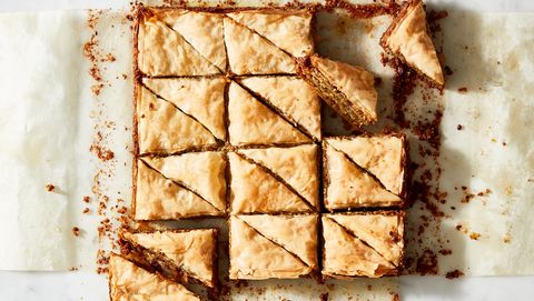 preview for This Walnut-Pistachio Baklava Is A Sticky Dream