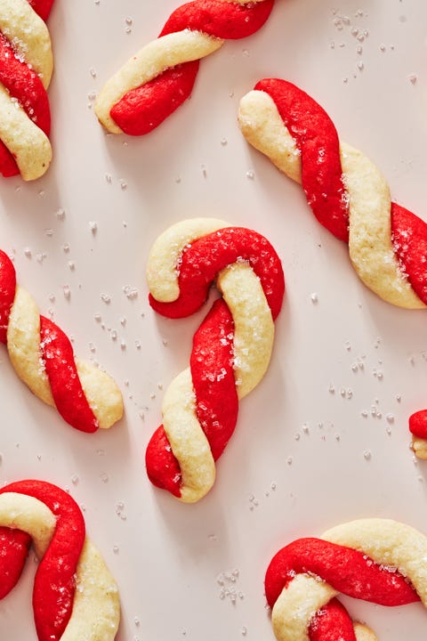 Candy Cane Cookies - Delish.com candy cane cookies