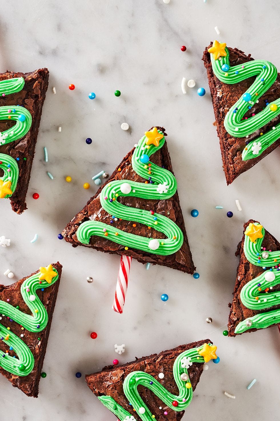 christmas tree brownies