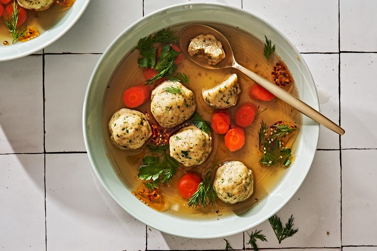 Vegetarian Matzo Ball Soup Recipe - How To Make Vegetarian Matzo Ball Soup