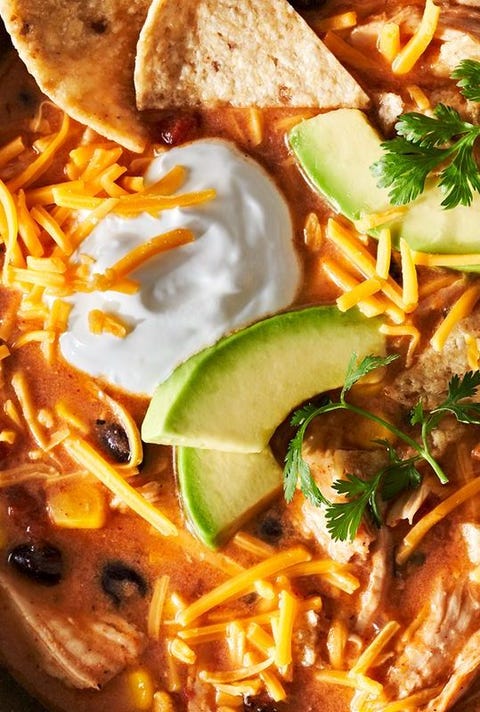 Crock-Pot Chicken Enchilada Soup crockpot chicken enchilada soup