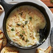 grilled brie cheese with wine appetizer