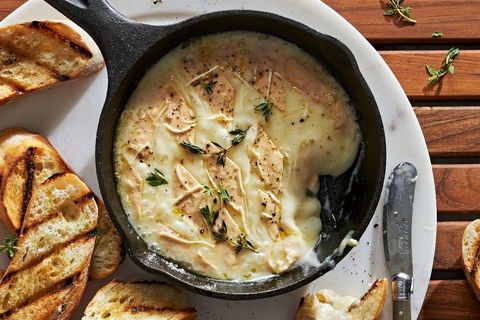 grilled brie with wine