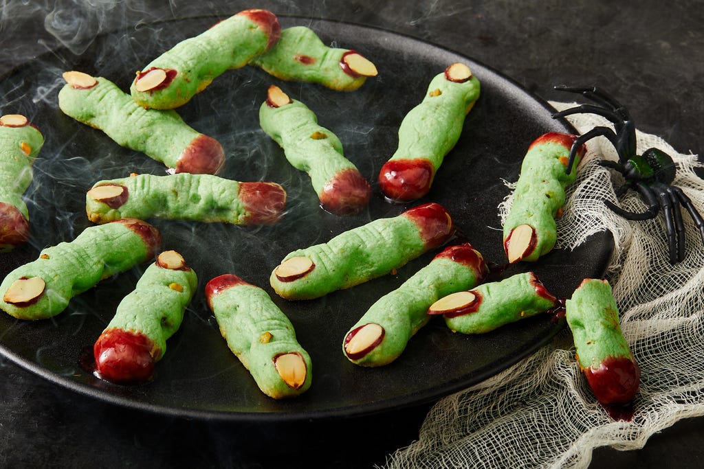 Witch's Fingers Cupcakes