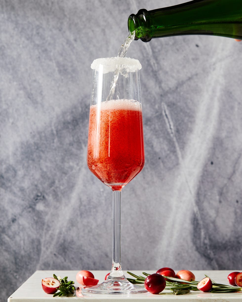 Cranberry mimosa