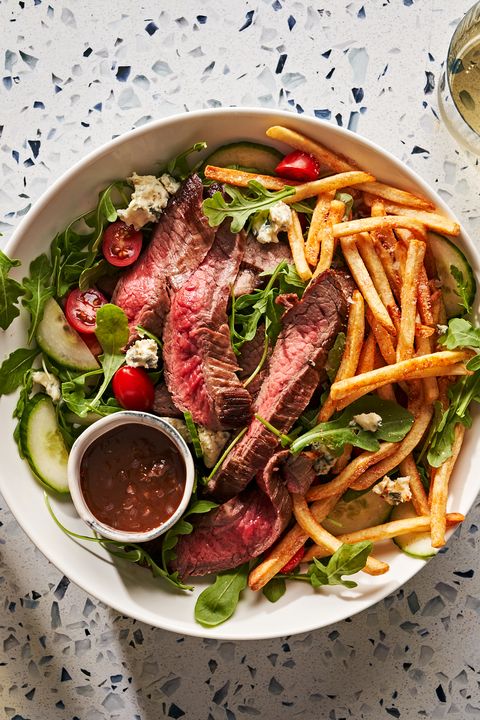 steak frites salad