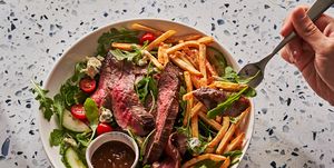 steak frites salad
