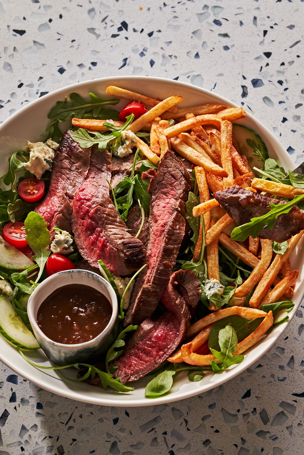 Best Steak Frites Salad Recipe How To Make Steak Salad With Fries 7314