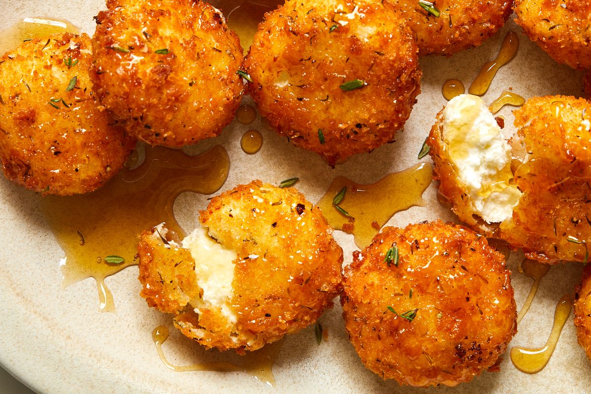 fried goat cheese bites