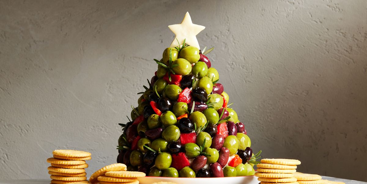 Best Antipasto Cheese Ball Christmas Tree Recipe - How To Make An ...