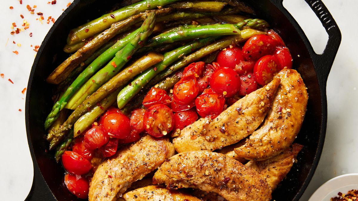 preview for One-Pan Balsamic Chicken And Asparagus Is A Weeknight Winner