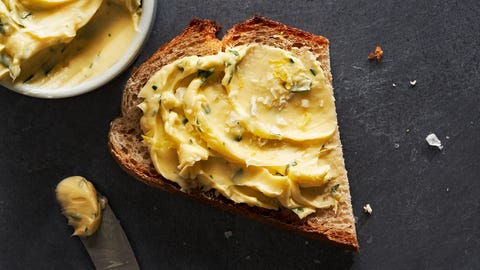 garlic butter with lemon zest
