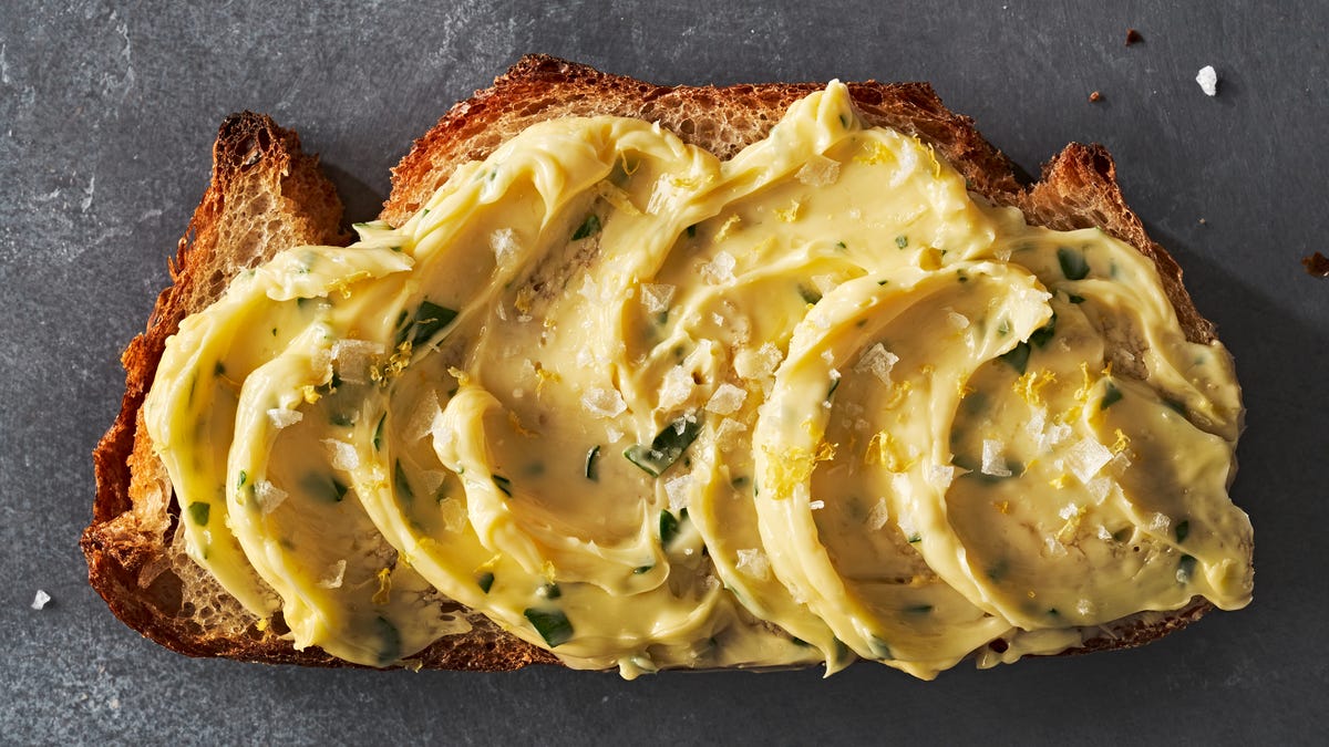 Roasted Garlic Herb Butter (Compound Butter) • Dishing Delish