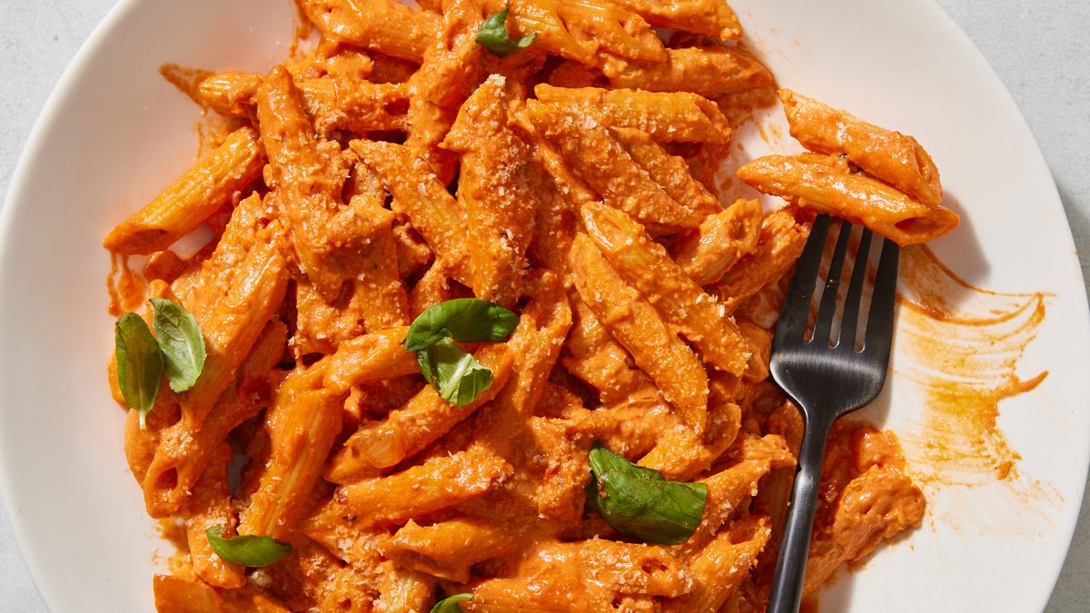 preview for You'll Never Guess This Creamy Tomato Pasta Is Totally Vegan