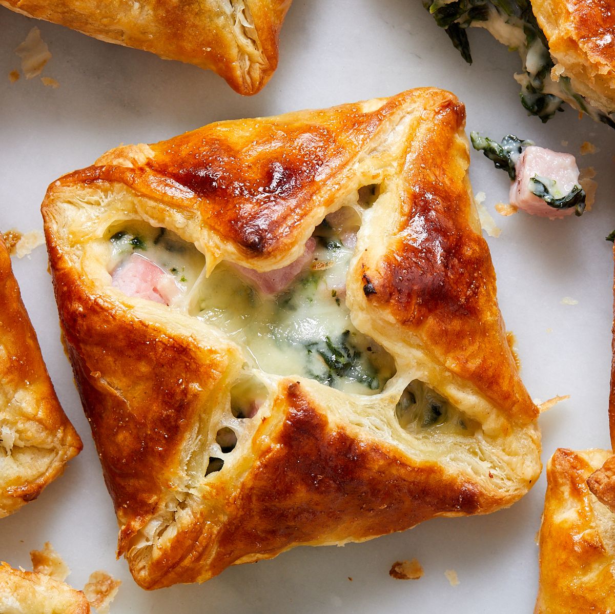 Ham-And-Cheese Puff Pastries Recipe