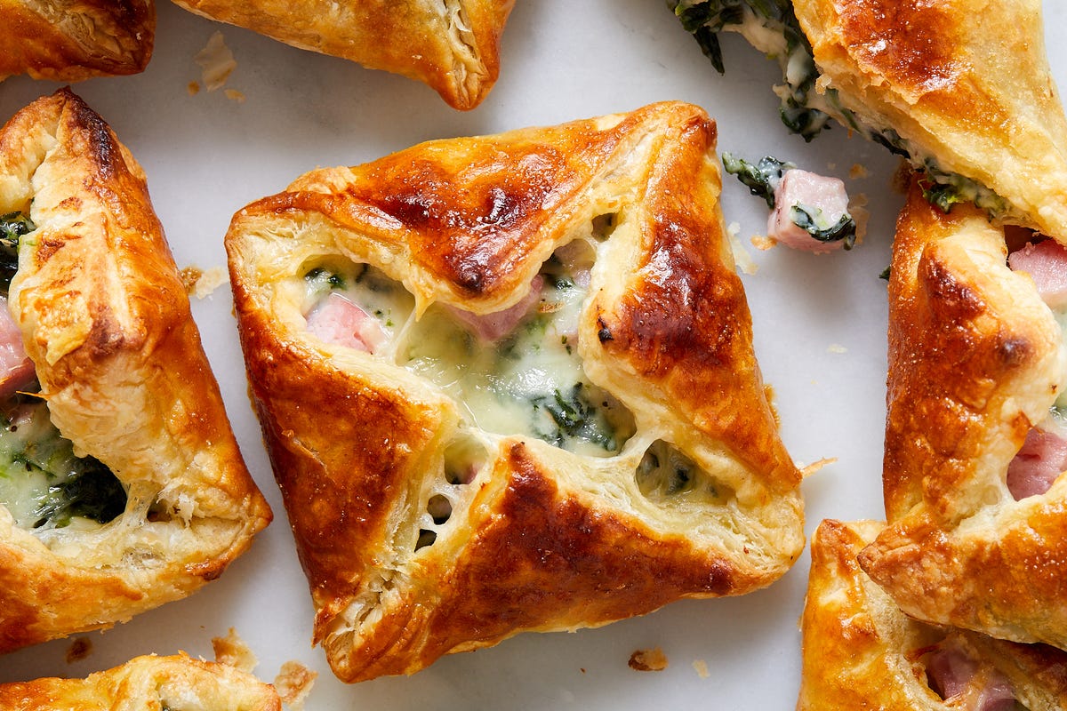preview for Ham & Cheese Spinach Puffs Will Steal The Spotlight At Your Spring Brunch