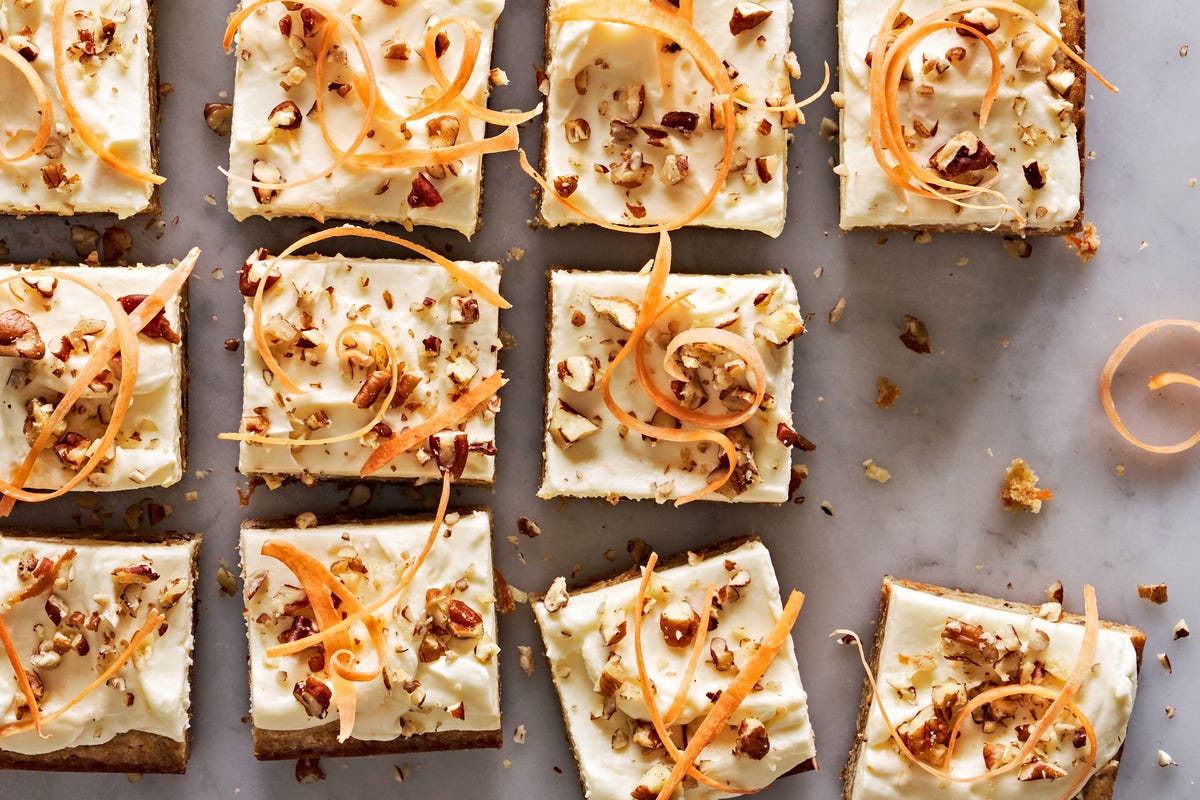 preview for Carrot Cake Blondies Are All Of Flavor & Half The Work