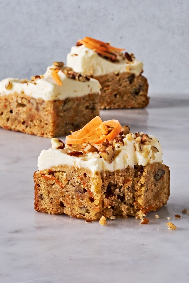 carrot cake blondies