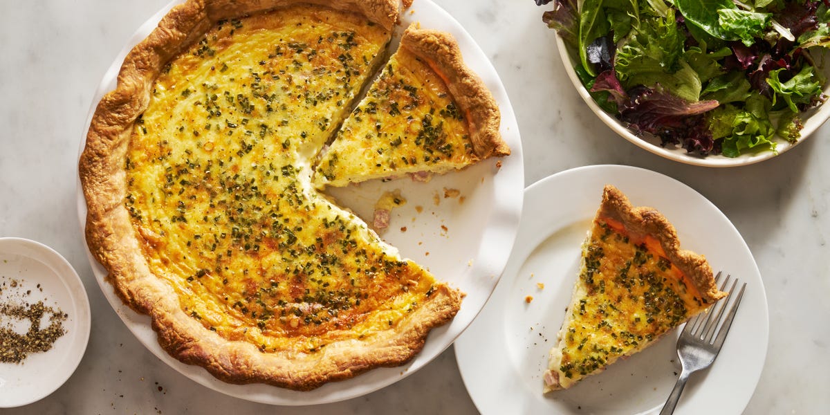 preview for We're Making This Ham & Cheese Quiche Just For The Buttery Crust