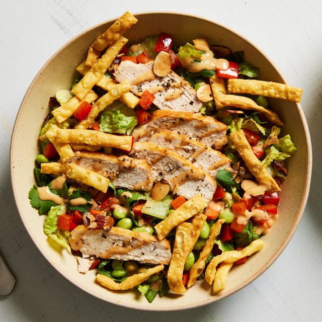 Panera Thai chicken salad panera thai chicken salad in a bowl