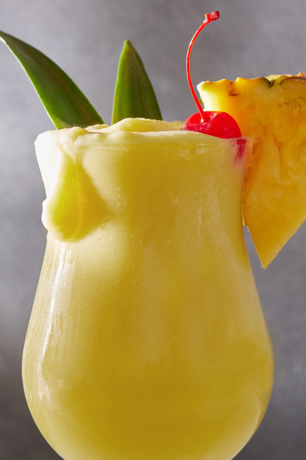 Big Stick Cocktail - Layered Frozen Pineapple Cherry Cocktail