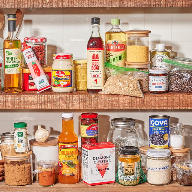 pantry with condiments