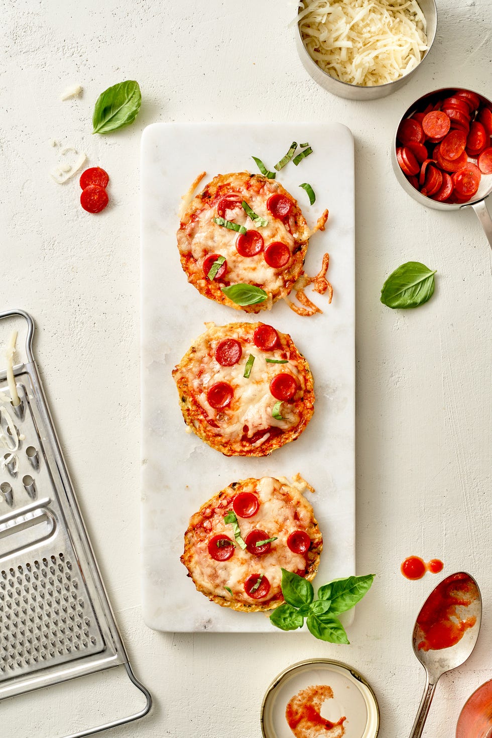 Cauliflower Pizza Bites cauliflower pizza bites