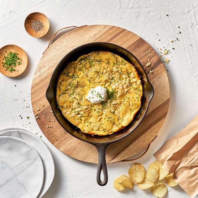 potato chip frittata
