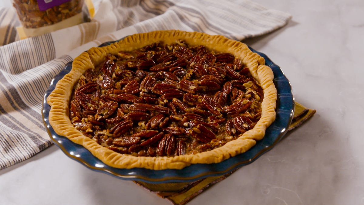 Video player poster image preview for Salted Praline Pecan Pie