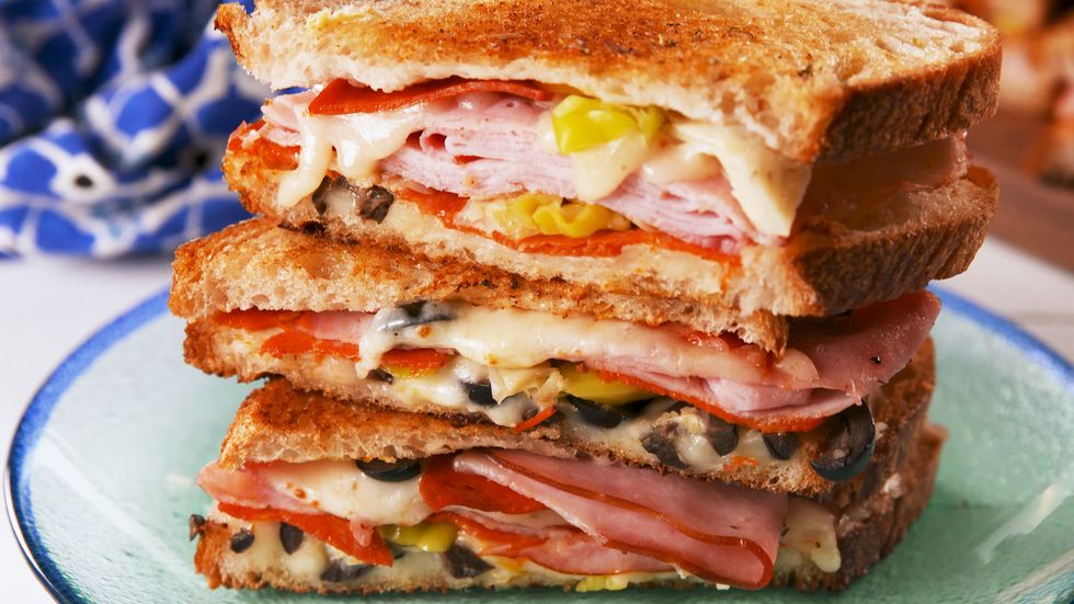 Antipasto grilled cheese