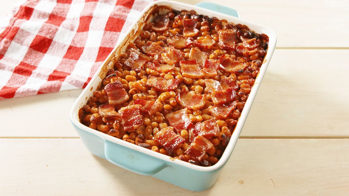 preview for Bacon Baked Beans Will SLAY Any BBQ