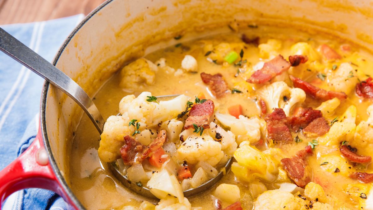 preview for This Cauliflower Chowder Is A Low-Carb Dinner Win