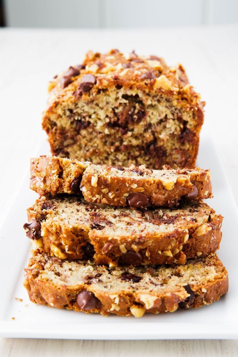 Best Chocolate Chip Banana Bread Recipe - How To Make Chocolate Chip ...