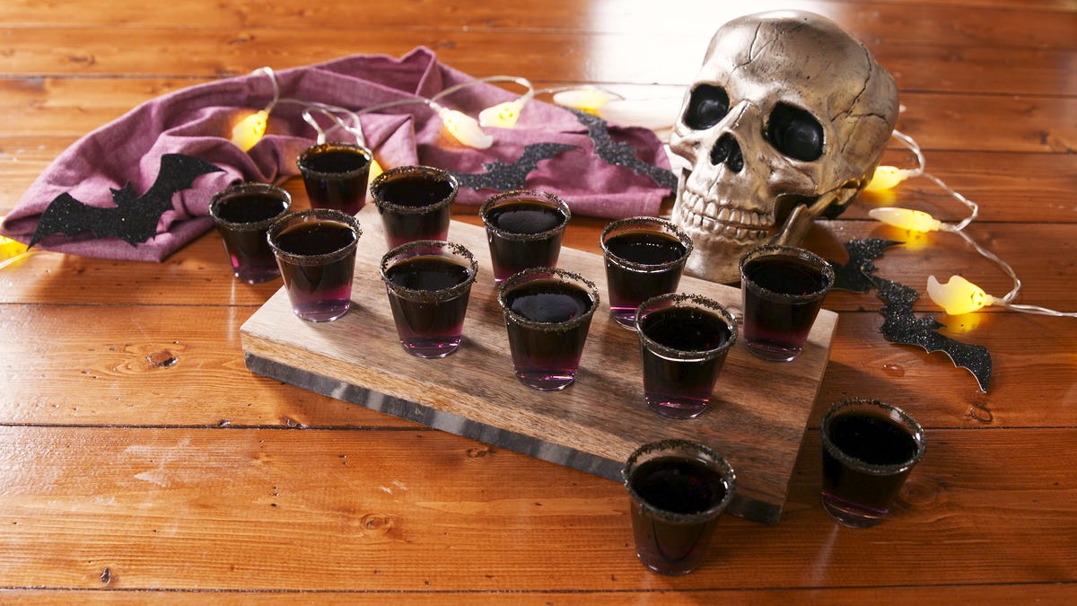 Get Spooky With These Black Magic Jello-O Shots