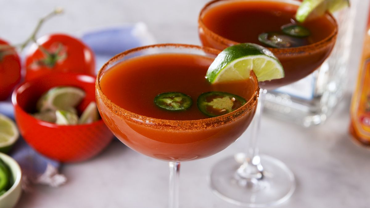 preview for Bloody Mary Margaritas = The Best Of Both Worlds