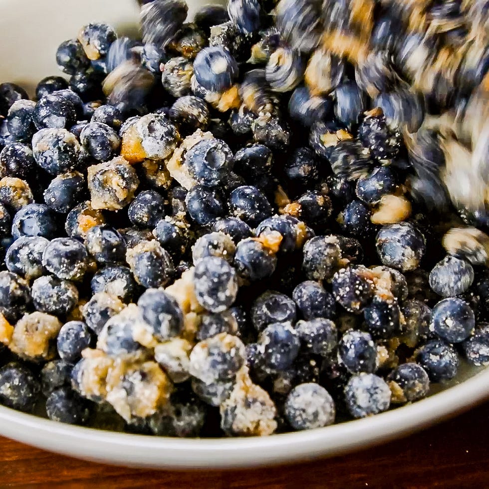 blueberry crumble