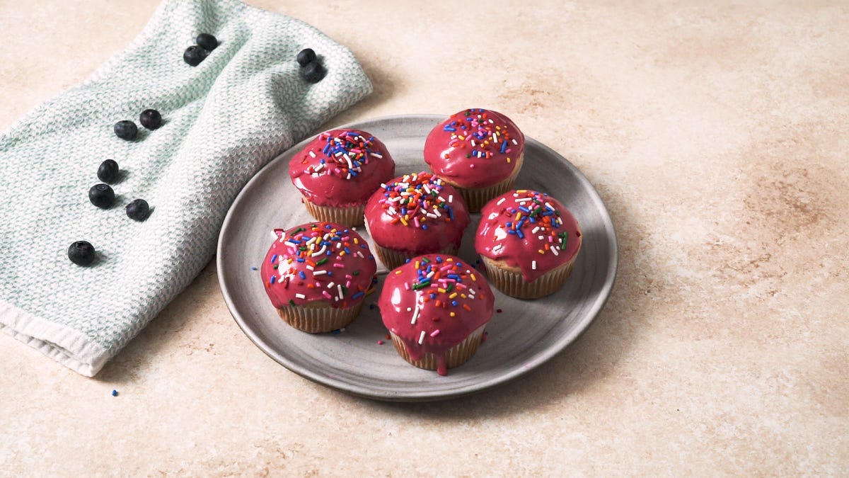 preview for Blueberry Glazed Donut Muffins Are An Amazing Mash-Up