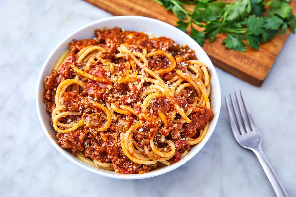 Quick deals spaghetti bolognese