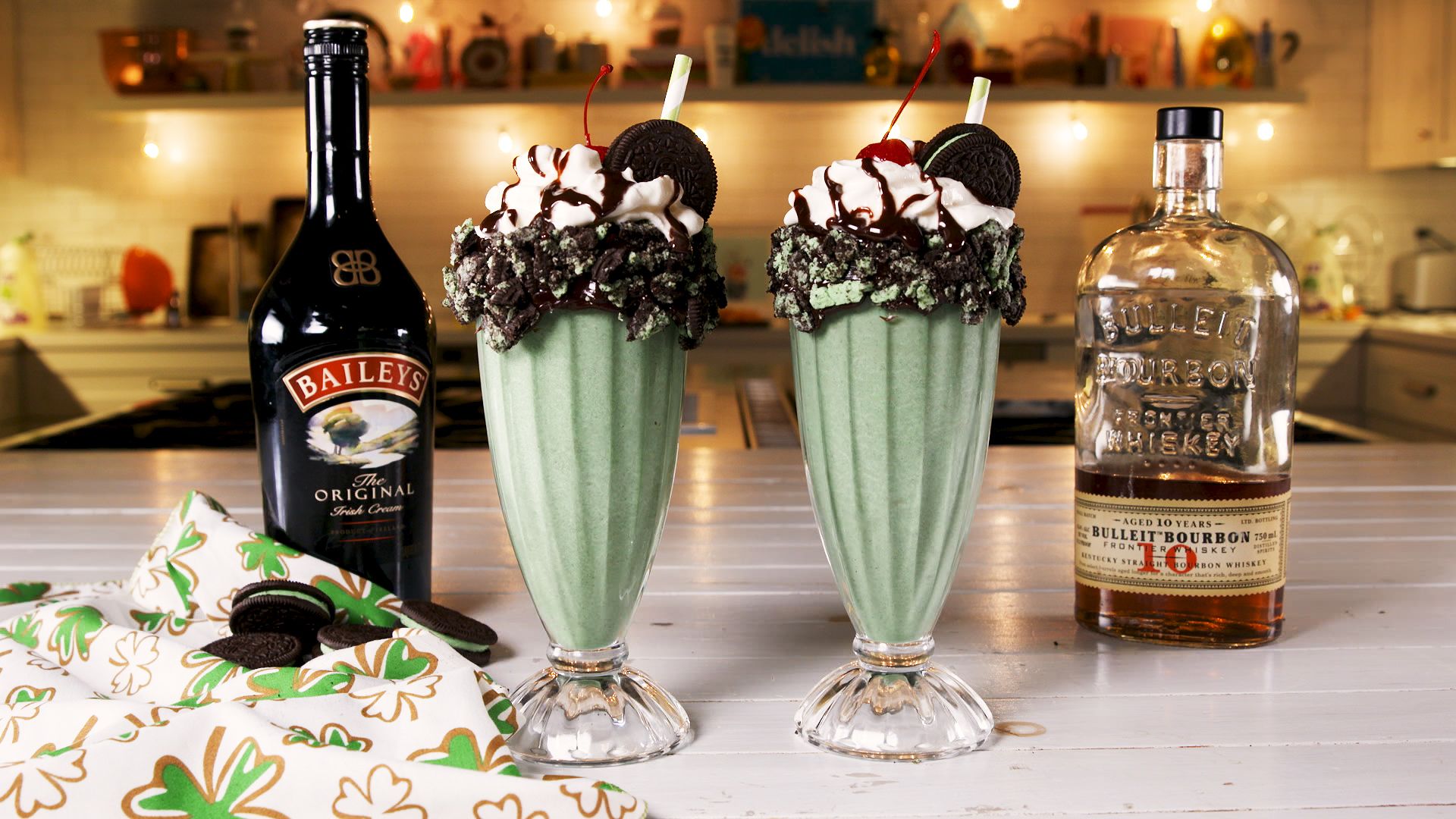 A Boozy Shamrock Shake for St. Patrick's Day